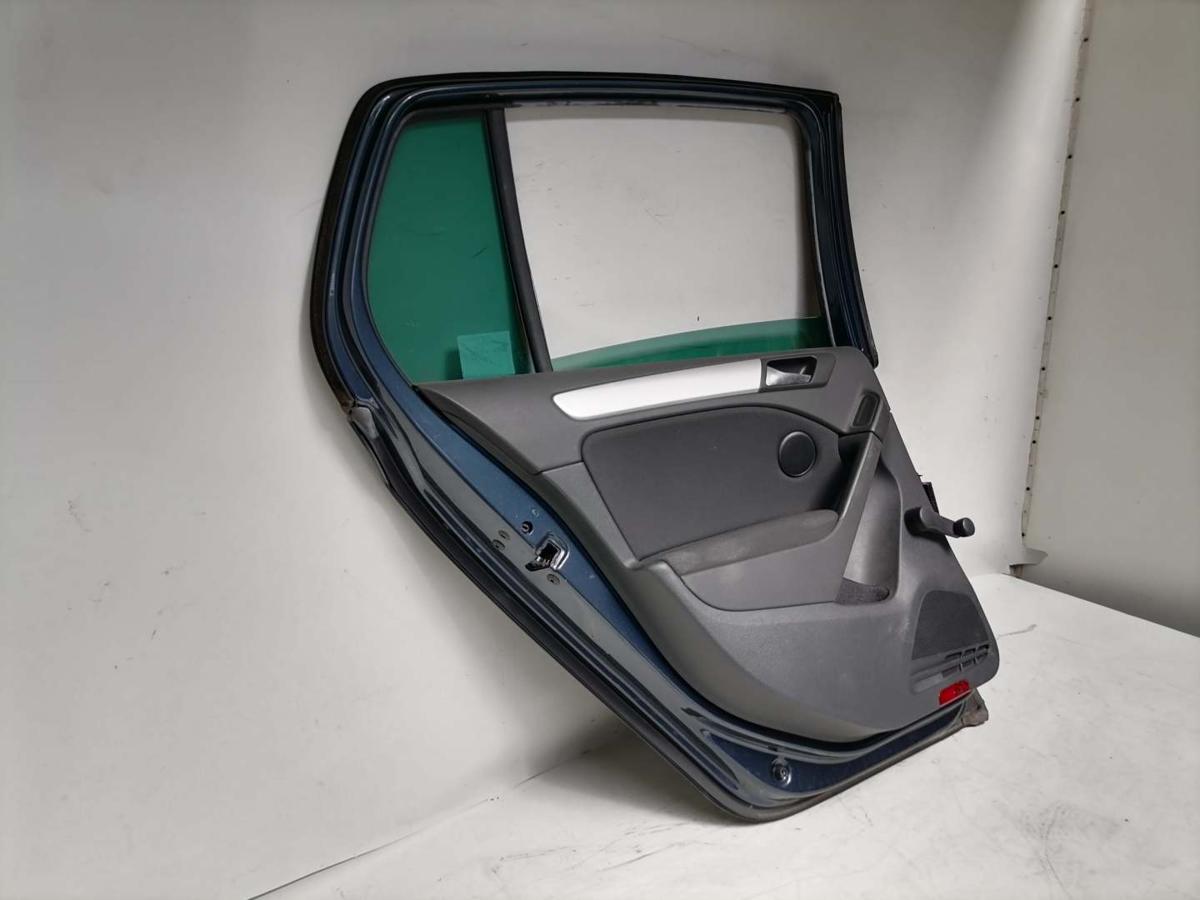 VW Golf 6 original T&uuml;r hinten links LC5F Blue Graphit Flie&szlig;heck Rohbau Bj.2010